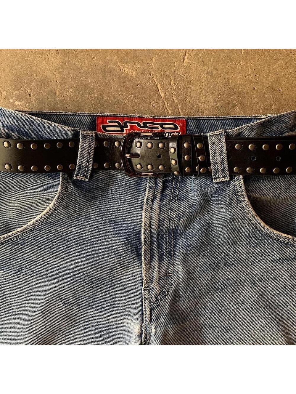 Cyber Grunge American Western vintage studded black style indie boho indie